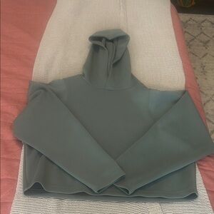 Teal Hooded Sweatshirt